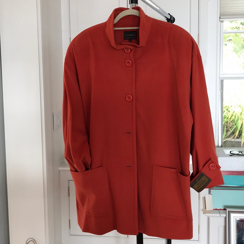 NWT Wool/Cashmere driving jacket. SOFT & STYLISH